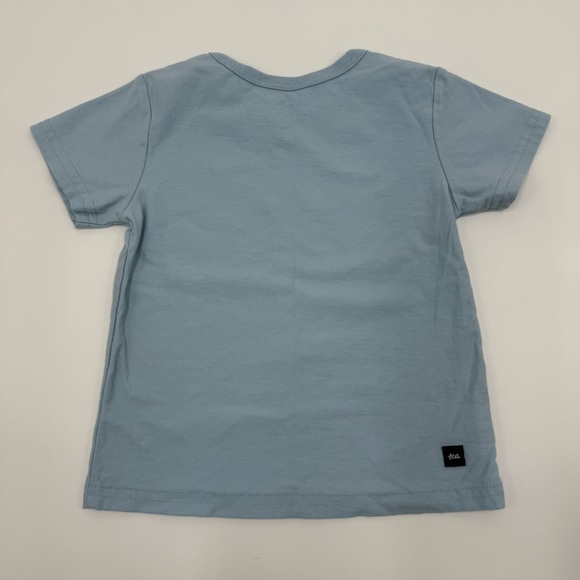 Tea Collection Kids Japanese Fish Flags Graphic Tee 18-24 mo Blue Red Cotton EUC - Picture 3 of 10